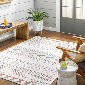 Chapman Modern Burnt Orange Area Rug