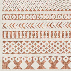 Chapman Modern Burnt Orange Area Rug