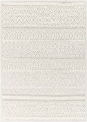 Carrsville Cottage Light Gray Washable Area Rug