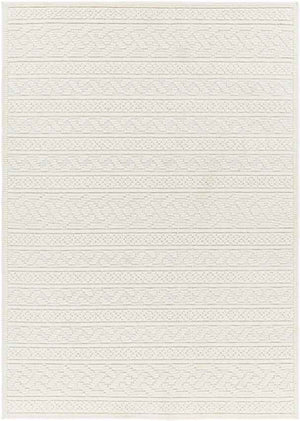 Cedar Falls Cottage Cream Washable Area Rug