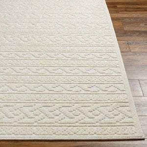 Cedar Falls Cottage Cream Washable Area Rug