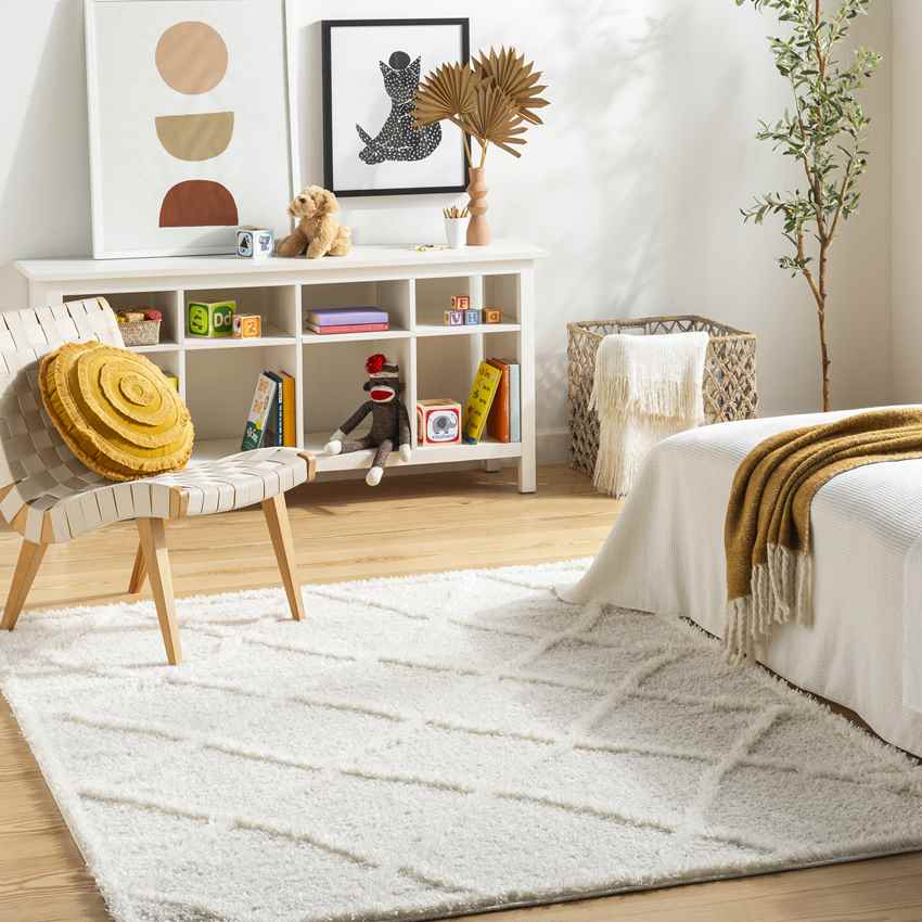 Hutchinson Modern Cream Area Rug