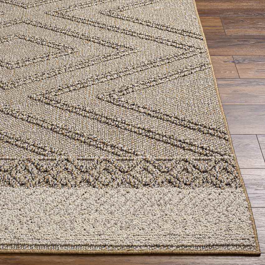 East Orange Modern Taupe Area Rug