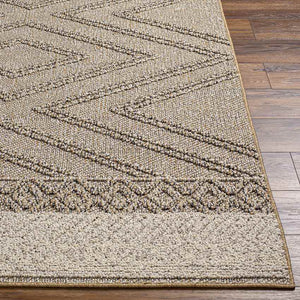 East Orange Modern Taupe Area Rug