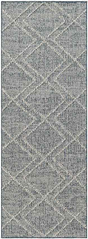 East River Modern Dark Gray Area Rug