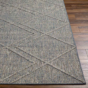 East River Modern Dark Gray Area Rug