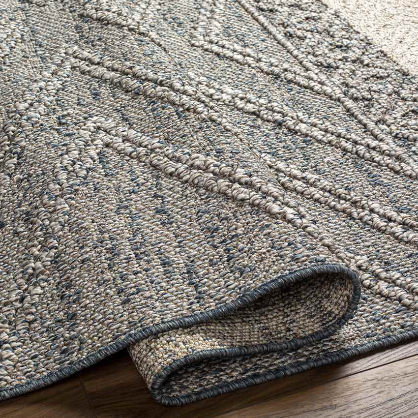 East Orange Modern Gray Area Rug