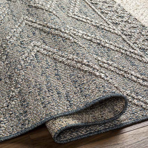 East Orange Modern Gray Area Rug