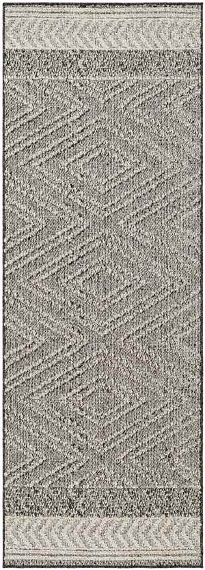 East Orange Modern Charcoal Area Rug