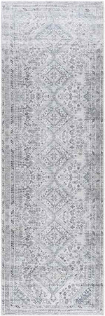 Tonganoxie Traditional Ivory Washable Area Rug