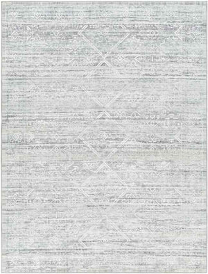 Rosalind Traditional Slate Gray Washable Area Rug