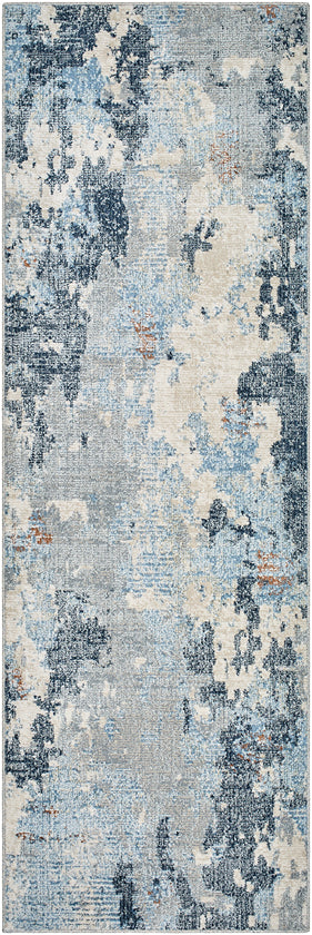 Trini Modern Denim Area Rug
