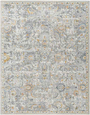 Leatha Traditional Ivory/Light Gray Area Rug