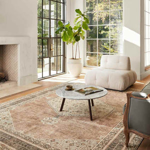 Lila Traditional Cinnamon Area Rug - Becki Owens x Livabliss
