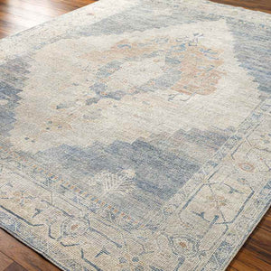 Luca Traditional Denim/Navy Area Rug - Becki Owens x Livabliss