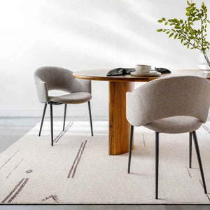 Rivi Global Dark Brown/Beige Area Rug - Becki Owens x Livabliss