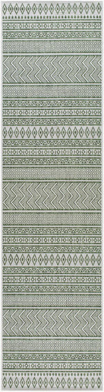 Antibes Global Olive Green/Beige Area Rug