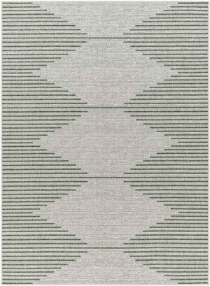 Okswerd Global Moss/Gray Area Rug