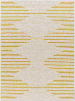 Okswerd Global Saffron/Gray Area Rug