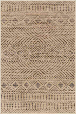 Vivek Global Pecan/Hickory Washable Area Rug