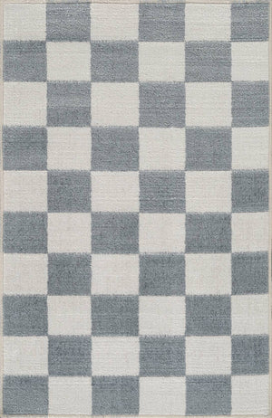 Shaquina Modern Pale Blue Washable Area Rug