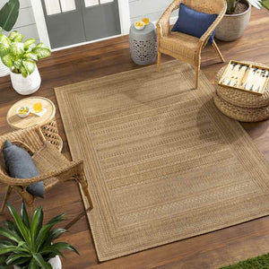 Fannie Modern Beige/Brown Area Rug