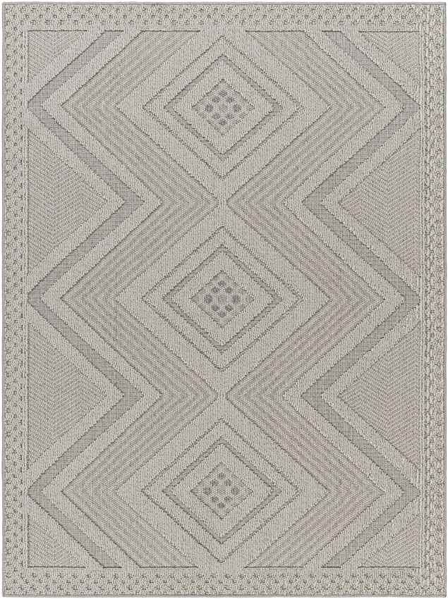 Yousef Modern Silver Gray Area Rug