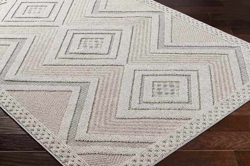 Yousef Modern Silver Gray Area Rug