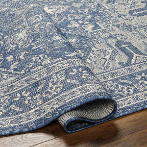 Effrey Traditional Navy/Cream Area Rug