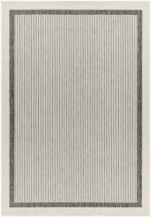 Wenceslao Modern Black/Cream Area Rug