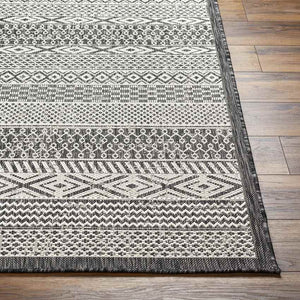 Charle Modern Black/Beige Area Rug