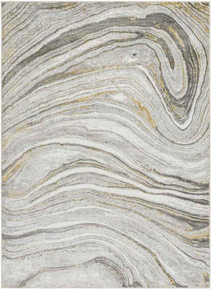 Glendy Modern Medium Gray/Beige Area Rug