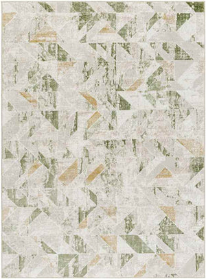 Adrion Modern Moss/Ivory Area Rug