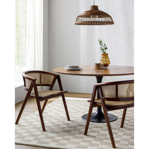 Tyhesha Dark Brown Dining Chair