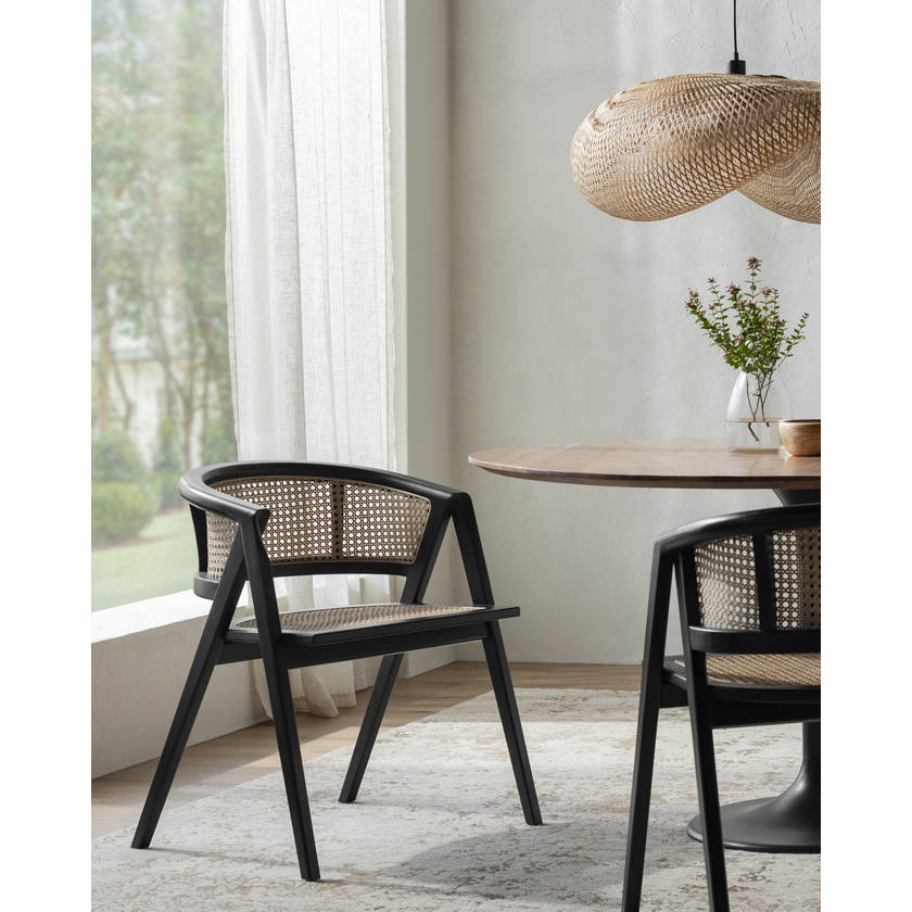 Tyhesha Black Dining Chair