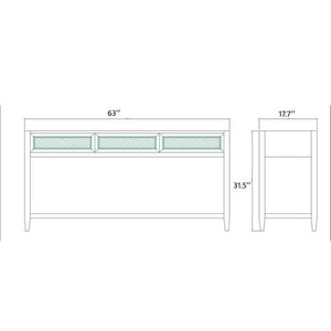 Alyse Brown Console Table