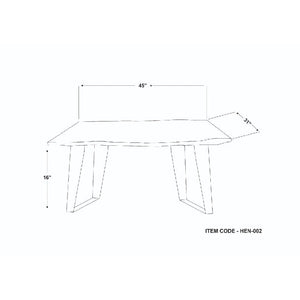 Aleisha Brown/Black Coffee Table