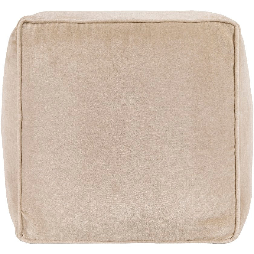 Tearia Taupe Pouf