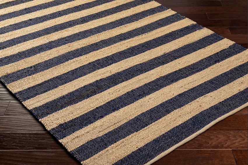 Larraine Modern Dark Blue Area Rug