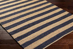Larraine Modern Dark Blue Area Rug
