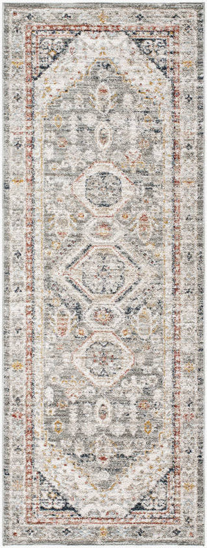 Leslieanne Traditional Medium Brown/Medium Gray Area Rug