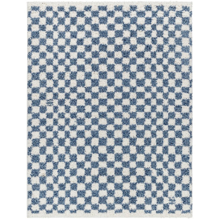 Emmitt Modern Dark Blue Area Rug