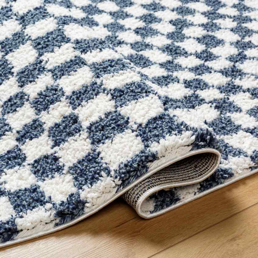 Emmitt Modern Dark Blue Area Rug