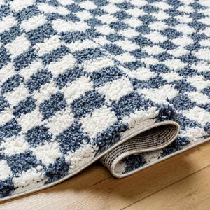 Emmitt Modern Dark Blue Area Rug
