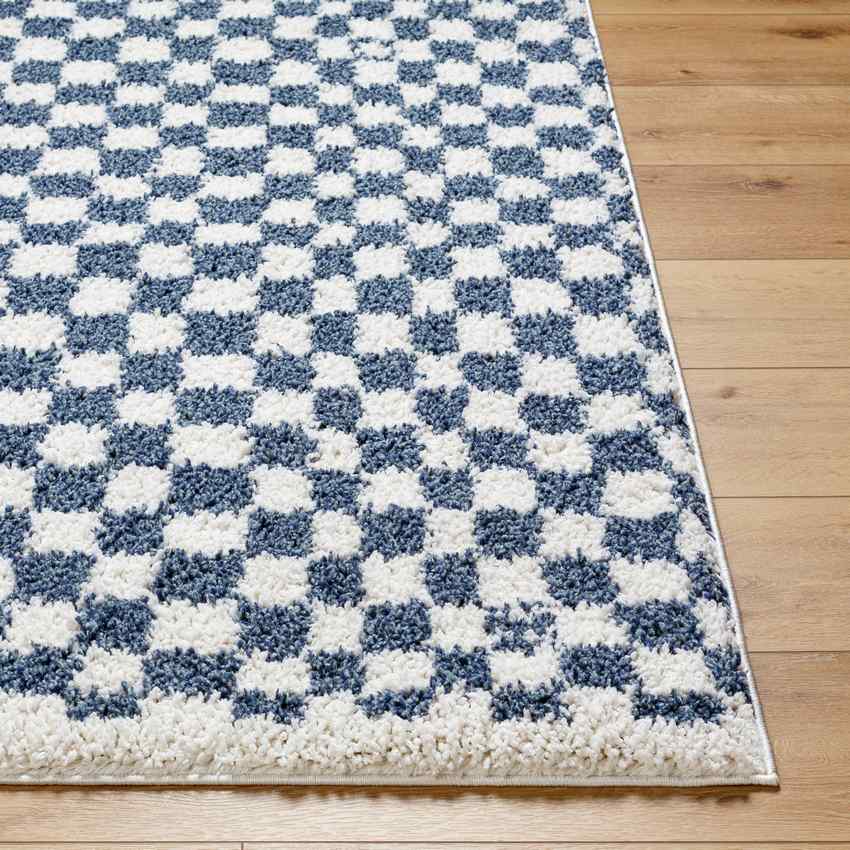 Emmitt Modern Dark Blue Area Rug