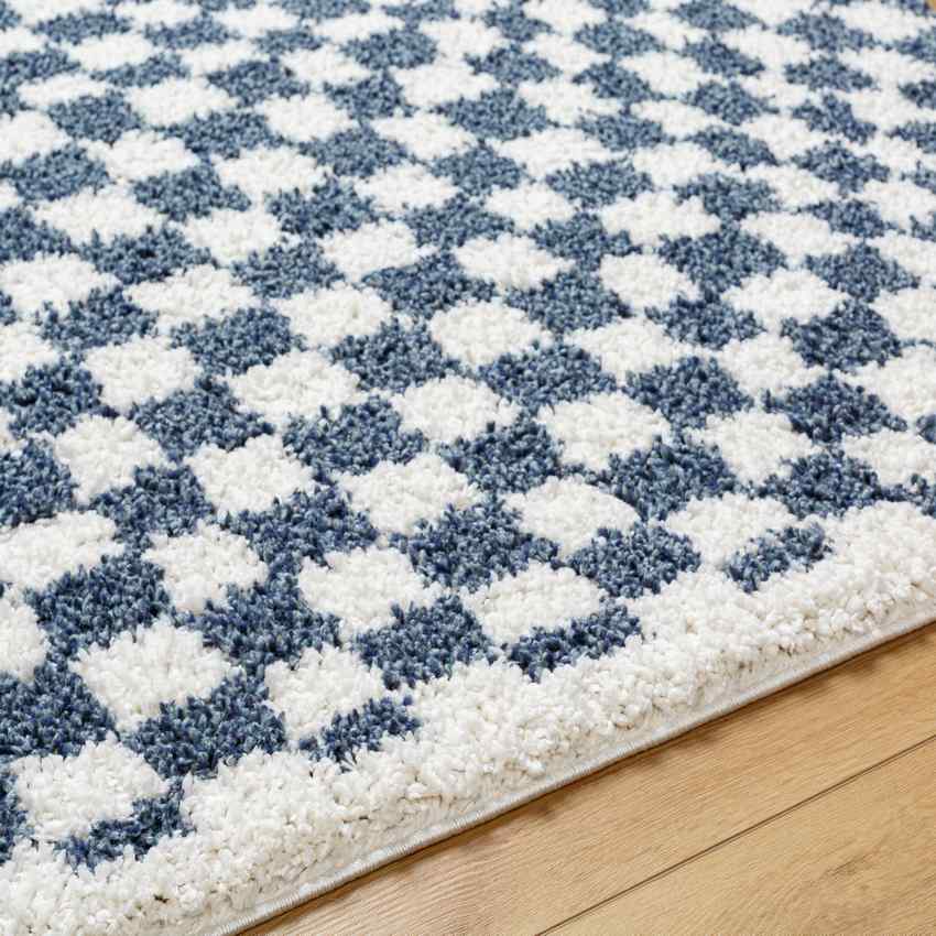 Emmitt Modern Dark Blue Area Rug