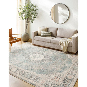 Marlene Traditional Ivory/Slate Area Rug - Becki Owens x Livabliss