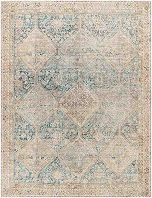 Marlene Traditional Light Beige/Emerald Area Rug - Becki Owens x Livabliss