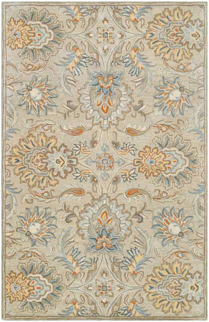 Lyon Traditional Medium Brown Area Rug