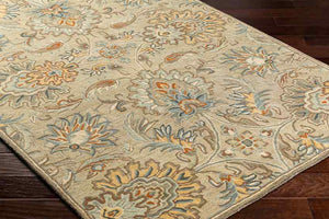 Lyon Traditional Medium Brown Area Rug